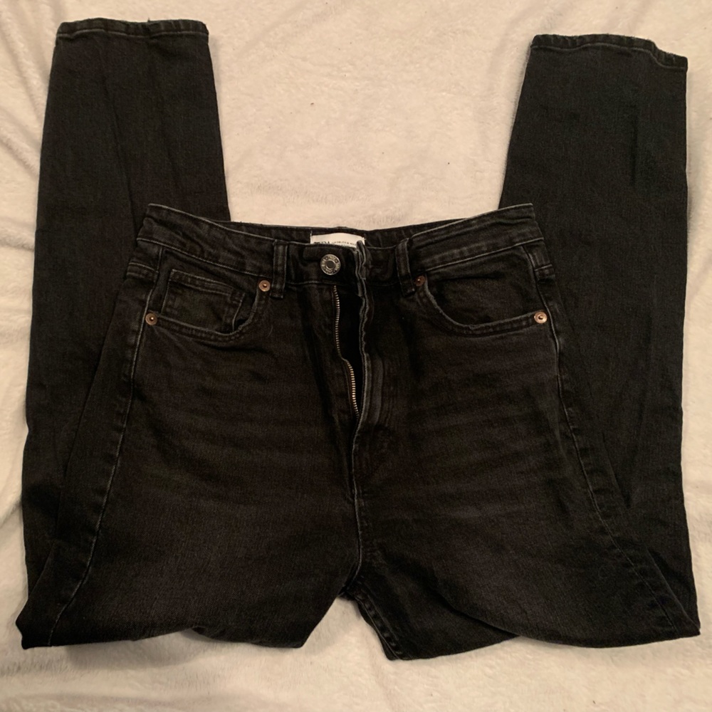 👖 NWOT Black Zara Mom Jeans